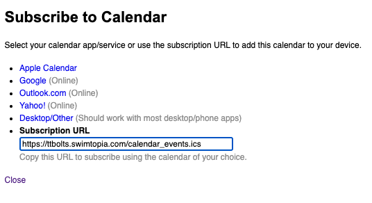 Updated calendar subscription screenshot for Calendar page