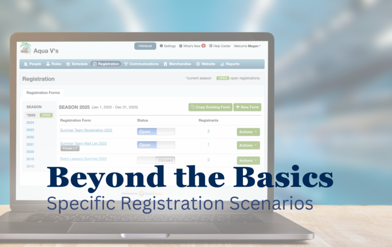 specific registration scenarios